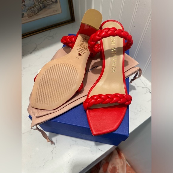 red sandals size 5